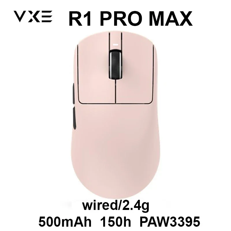 Imagem -06 - Mouse para Jogos Leve sem Fio Vgn Vxe Dragonfly r1 Pro Max Paw3395 com Fio 24g 500mah 150h 54g Esports Escritório Personalizado pc