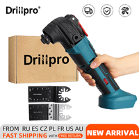 Drillpro Oscillating Multifunction Multi-Tool Variable Speed Renovator Electric Trimmer Electric Tool for Makita 18V Battery