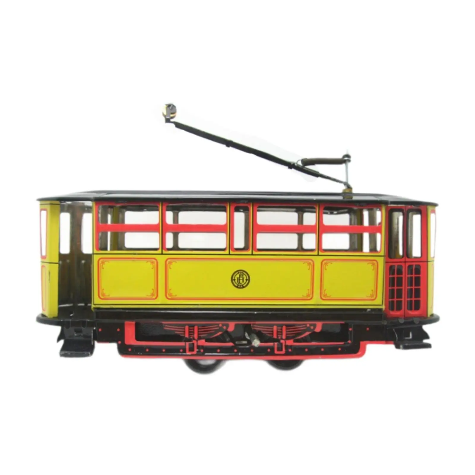 Tram Model Decoration Iron Antique Style Collectible for Collector Kids Gift