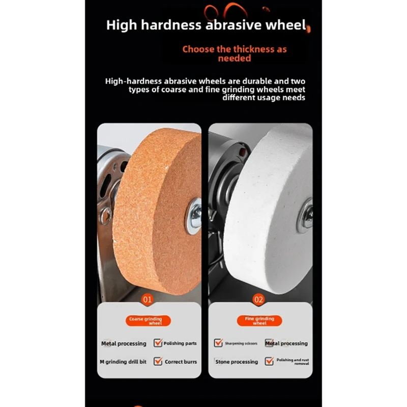 Super Sale Small Electric Polishing Machine for Pure Copper, Suitable for Kitchen, Workshop, Home and Commercial Use EU Plug