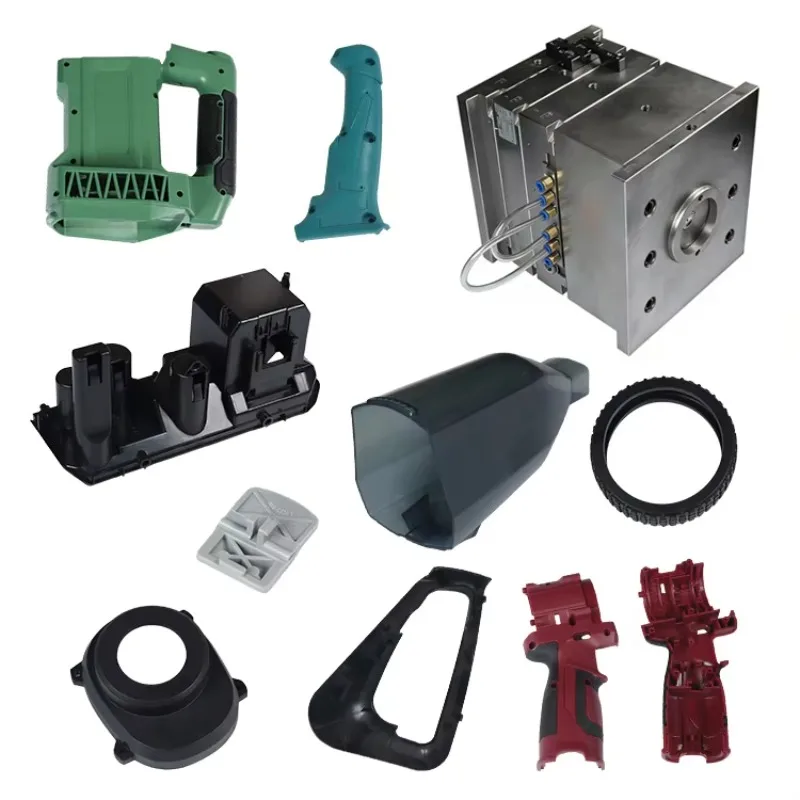 Metallic Color Silicone Custom Molding Service Plastic Parts Professional Custom Processing Solution