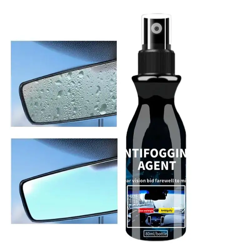 

Anti Fog Spray For Glasses Car Windscreen Agent 80ml Long-Lasting Intensive Anti Mist Agent Car Windscreen Protection For