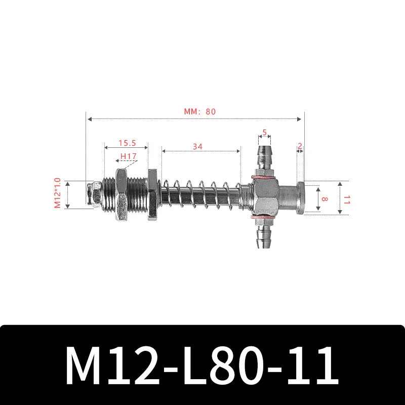 M12-11 Series Big Head  Manipulator Pneuamtic Fixture Rubber Sucker Silicone Industrial Vacuum Suction Cup Mount