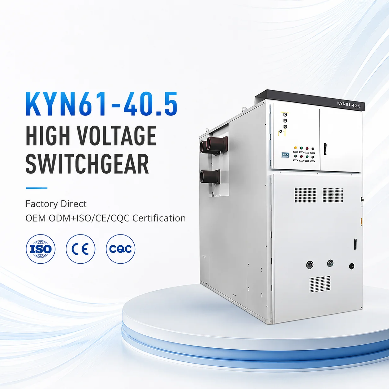 Factory Direct 40.5kV 3 Phase AC KYN61-40.5 Armored Removable Switchboard Power Distribution Cabinet for Industrial Plant