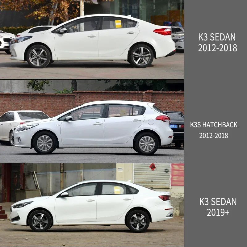 For KIA K3 Sedan Hatchback  Car Window Visor Awning Shelters Windshield Side Window Rain Sun Shade Auto Accessories Car Styling