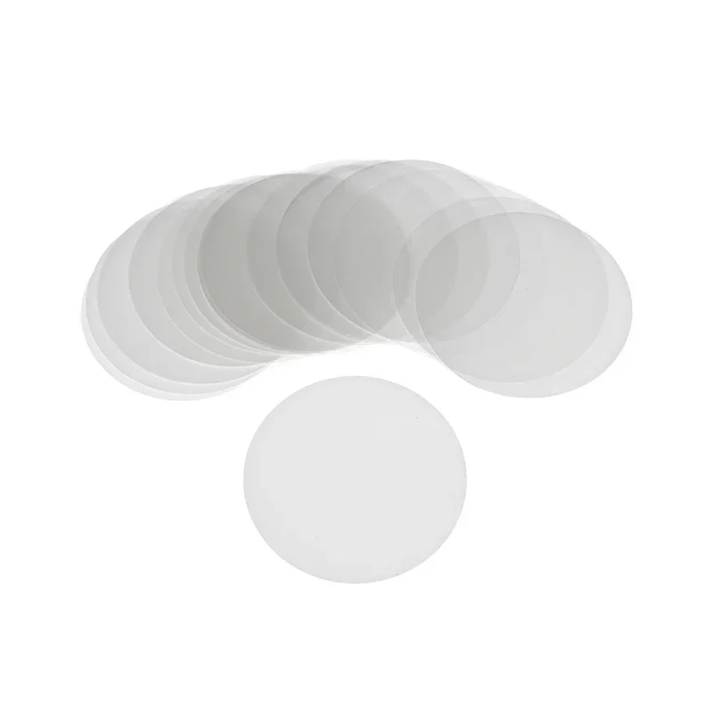 500pcs Badge Transparent Films Parts Clear Badge Top Cover Protective Films for DIY Making Badge Button Pins Parts