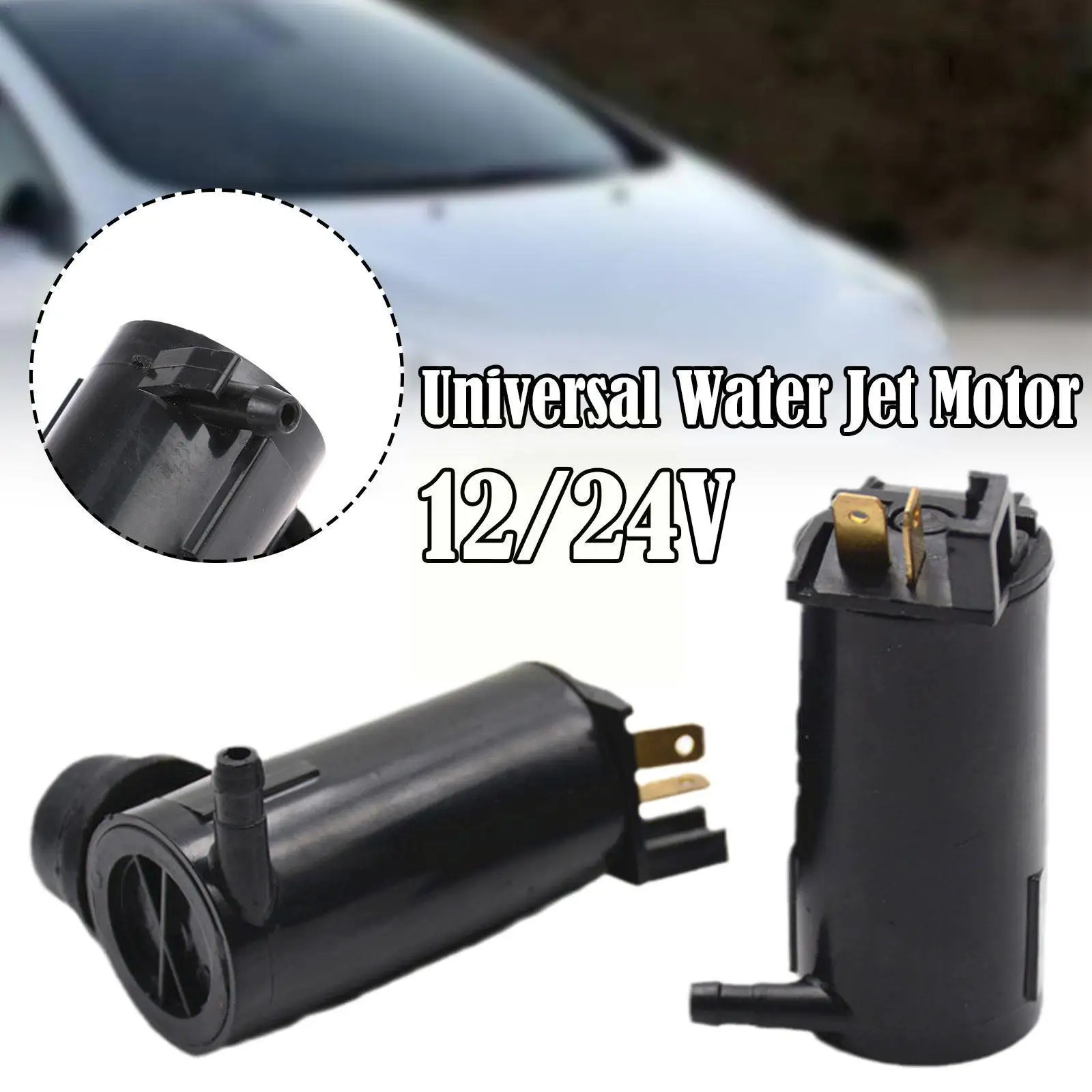 

1pc 12v 24v Universal Car Glass Wiper Windshield Wiper Professional Motor Car Washer Accessories Replacement Jet Pump Water L0c6