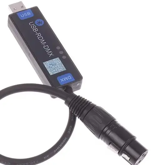 

USB-RMD-DMX Wireless DMX Controller Mobile App DMX Dialer Stage Light Bluetooth DMX Controller Only Supports Android Devices
