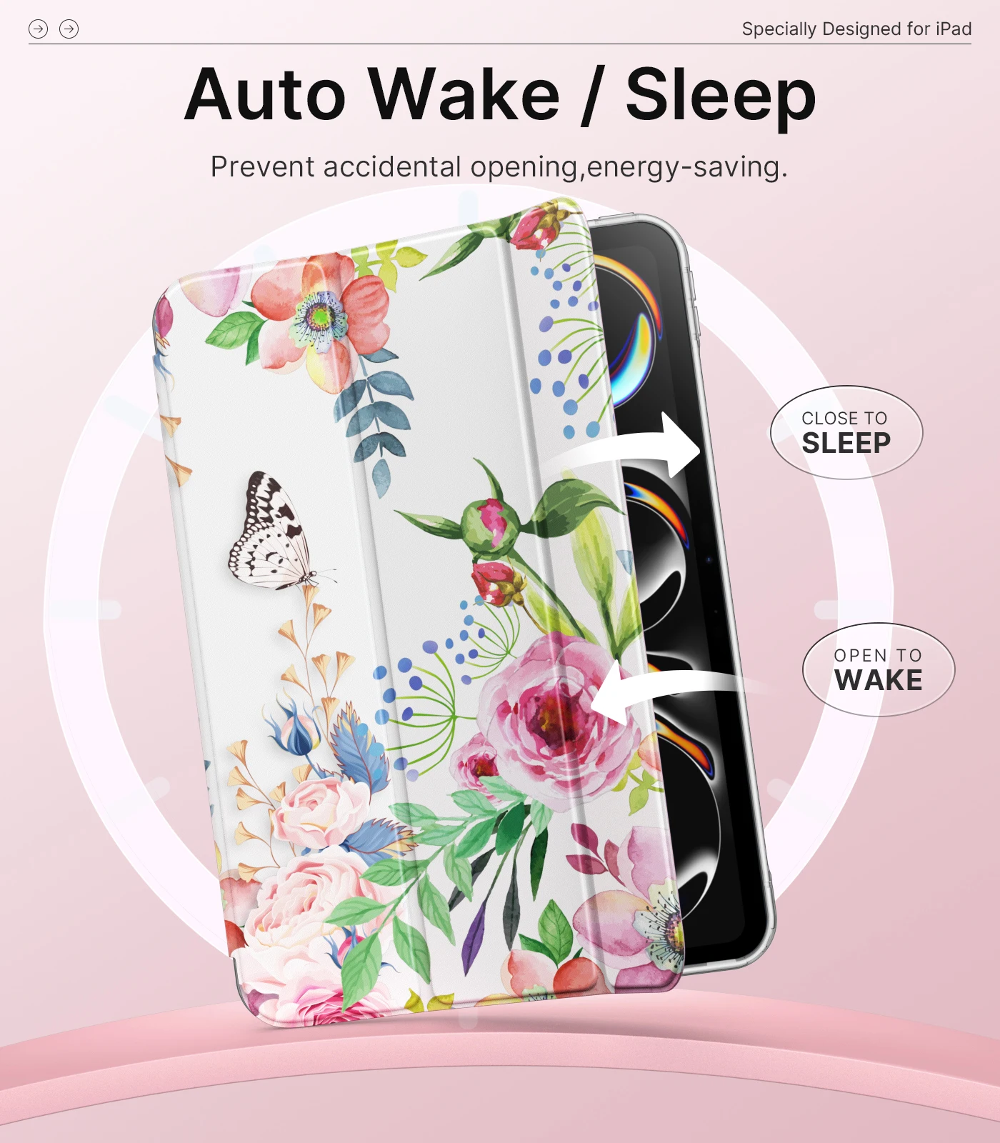 Для iPad Pro 11-дюймовый чехол M4 2024 (5-го поколения) Ультратонкий чехол-подставка для iPad Pro 11 M4 с мягкой полупрозрачной матовой задней крышкой из ТПУ