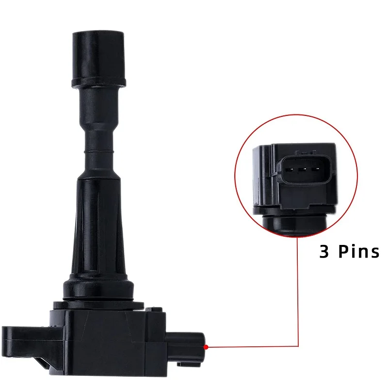 1PCS Black Ignition Coil Fits for Mazda 3 M3 1.6 M2 ZJ Z6 ZJ20118100A, ZJ2018100, ZJ4918100, ZJ4918100A Car Accessories Replace