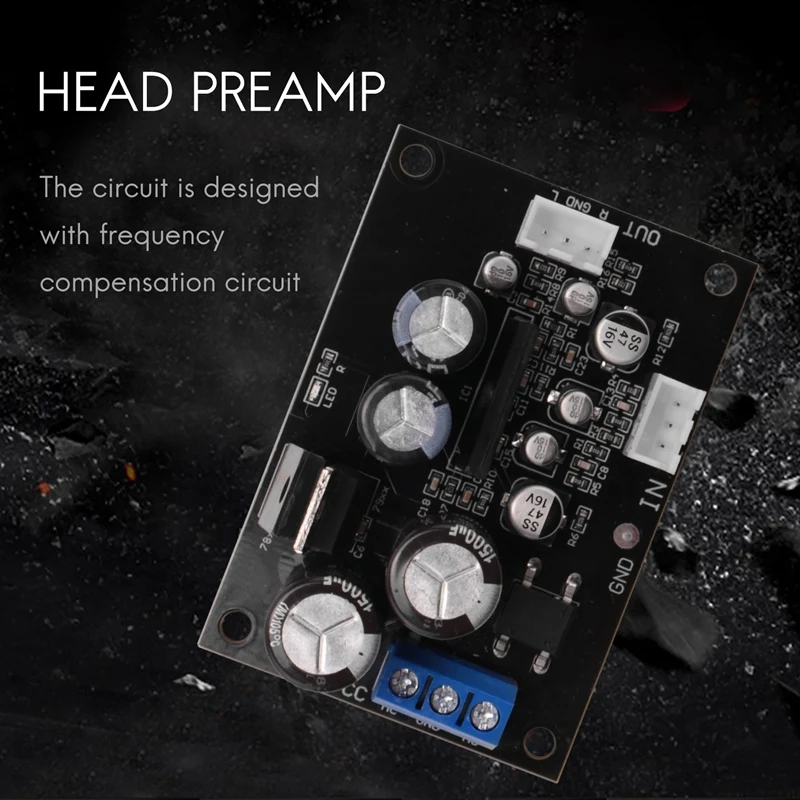 Carte de préamplificateur de tourne-disque en vinyle, amplificateur Phono MM MC, tête de Gramophone, préampli à grossissement, touristes, AC 12-16V, nouveau
