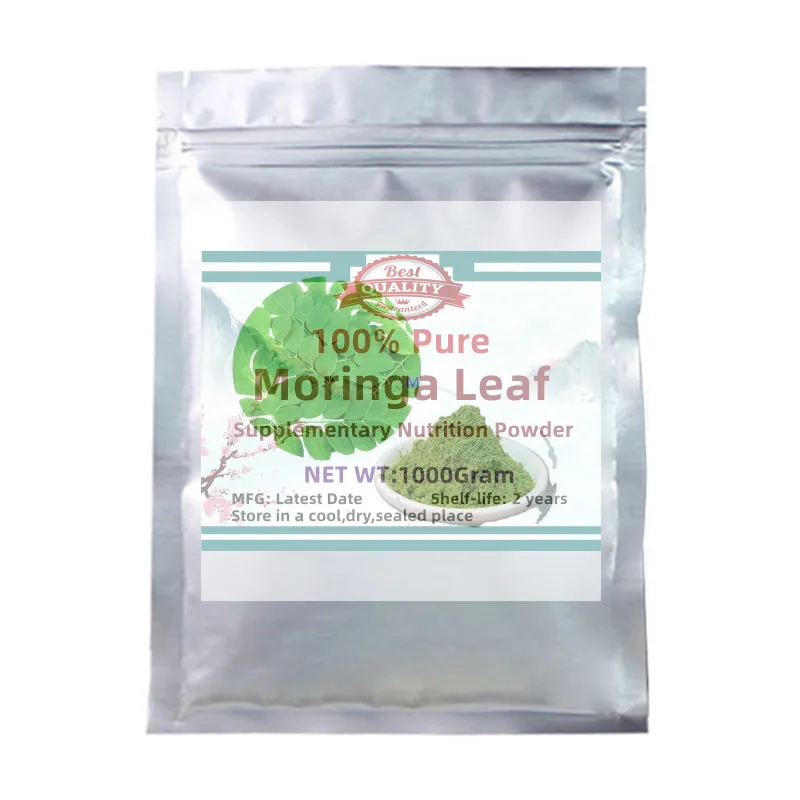 Organic Moringa Leaf Powder 100% Pure Natural Herbal Extract High Protein Vitamin Antioxidant Rich