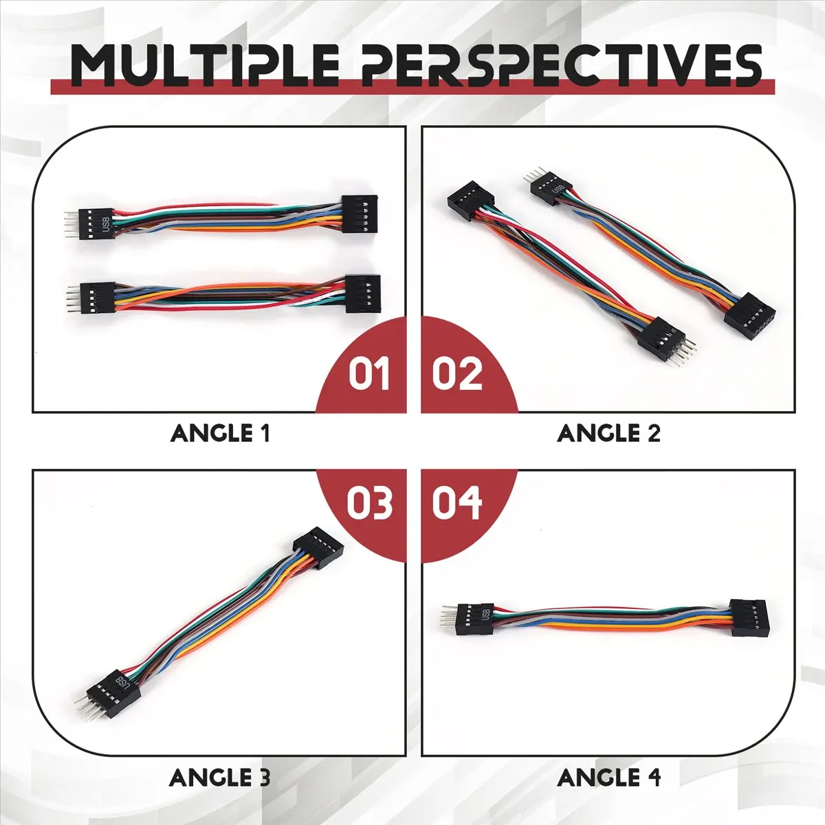 

for Lenovo Motherboard to Ordinary Chassis Adapter Cable,USB 9-Pin Revolution 11-Pin Female Conversi