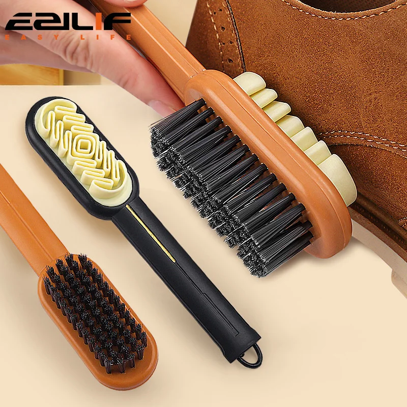 Long Handle 2 Sided Boot Cleaner Rubber Eraser Set Shoes Stain Dust Suede Cleaning Brush Shoes Brush Suede Clean Up Shoe Care