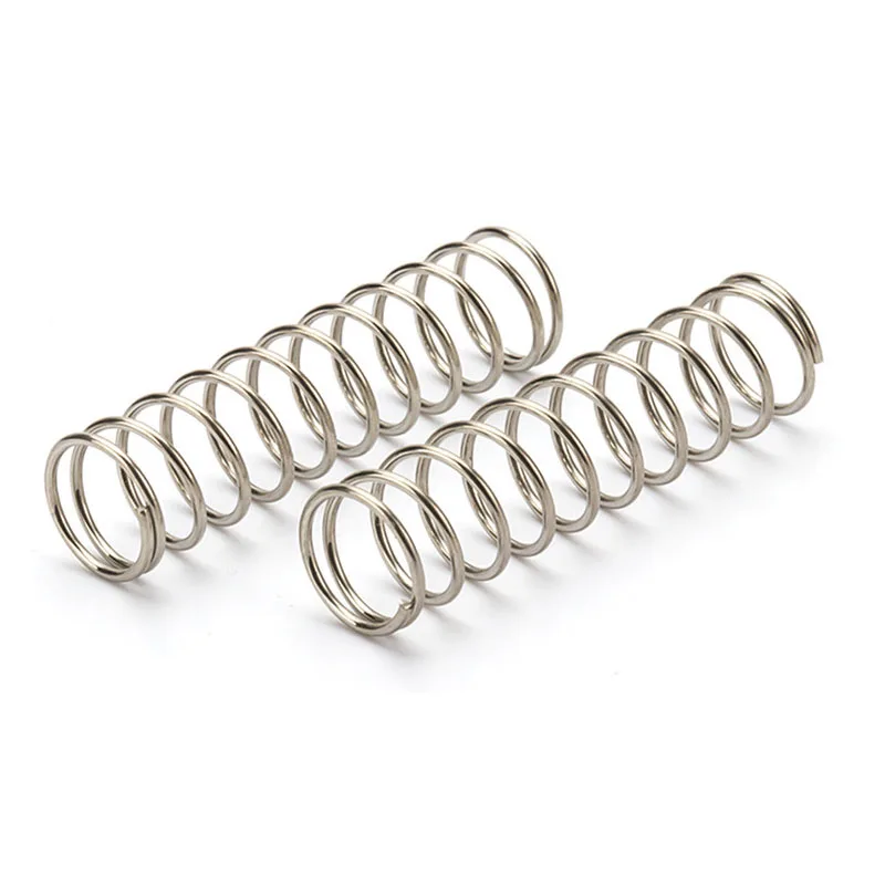 304 Stainless Steel Compression Spring Return Spring Steel Wire Diameter 0.8~0.9mm Outside Diameter 5~18mm  10 Pcs