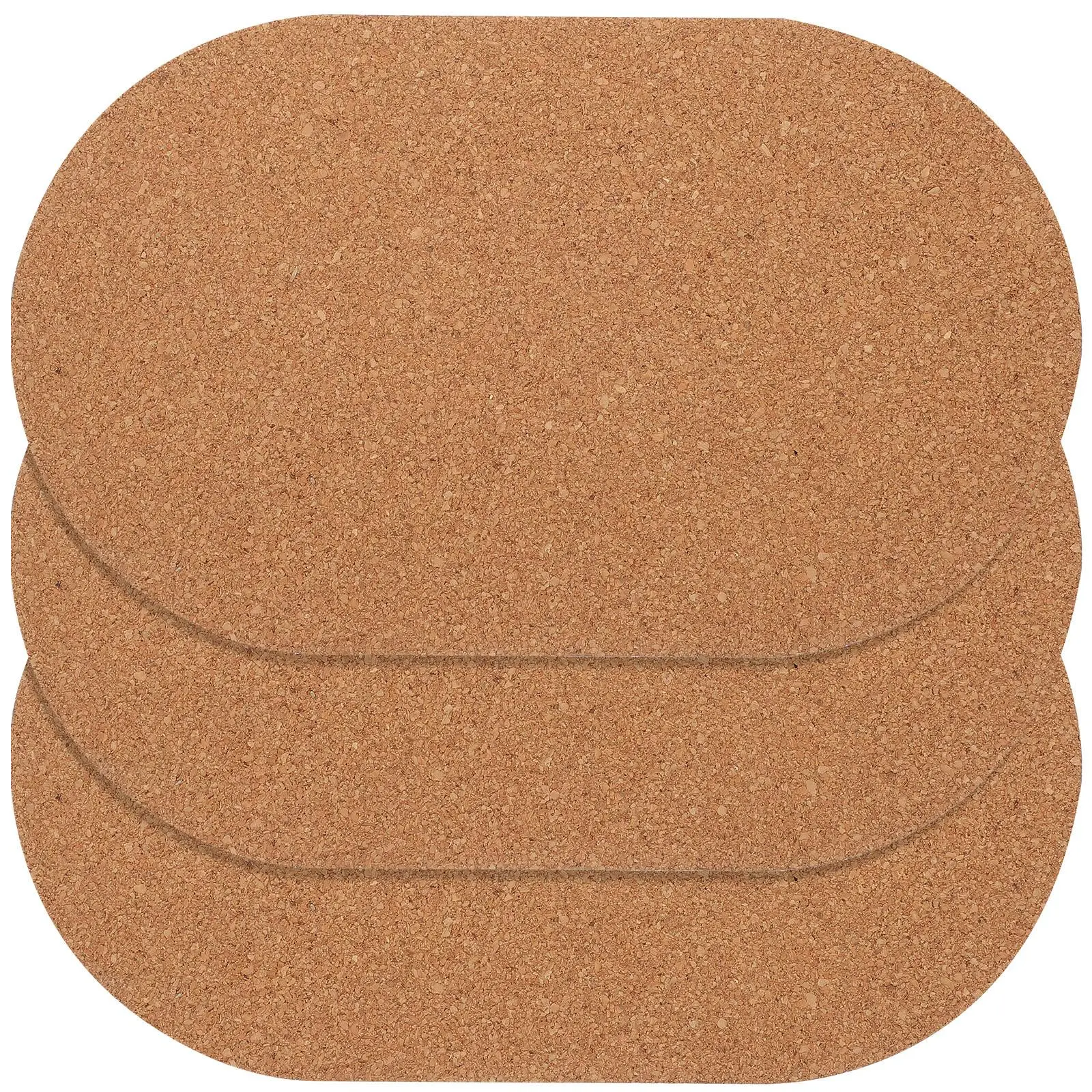 

3 Pcs Hamster Wheel Cork Pad for Cage Ground Mat Running Cushion Pet Anti-skid Carpet Guinea Pig Accessories