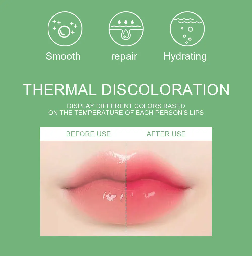 Moisturizing Doodle Lip Color Change Plain Face Lipstick Fruit Warm Change Aloe Lipstick