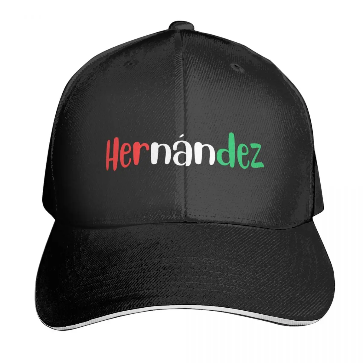 

Hernandez Last Name In Mexico Colors Casquette, Polyester Cap Modern Moisture Wicking Curved Brim