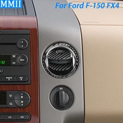 For Ford F-150 FX4 2004-2008 Carbon Fiber Dashboard Air Conditioning Outlet Panel Trim Cover Car Interior Accessories Sticker
