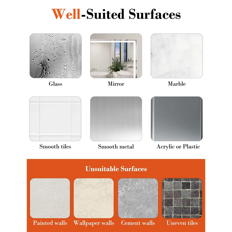 

【Flash Deal】No Drill Suction Cup Shower Hooks, Vacuum Power Heavy Duty Towel Hooks For Bathroom Wall, For Inside Shower Use