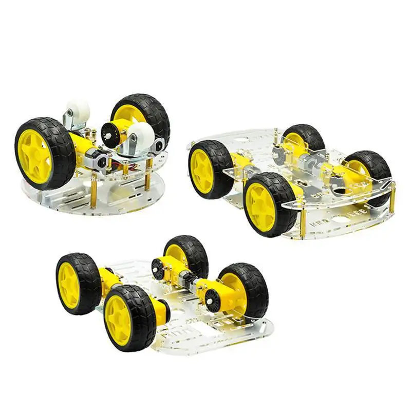 Smart car chassis / line-finding car / robot car chassis / speed measurement / battery box delivery 2 4 WD car