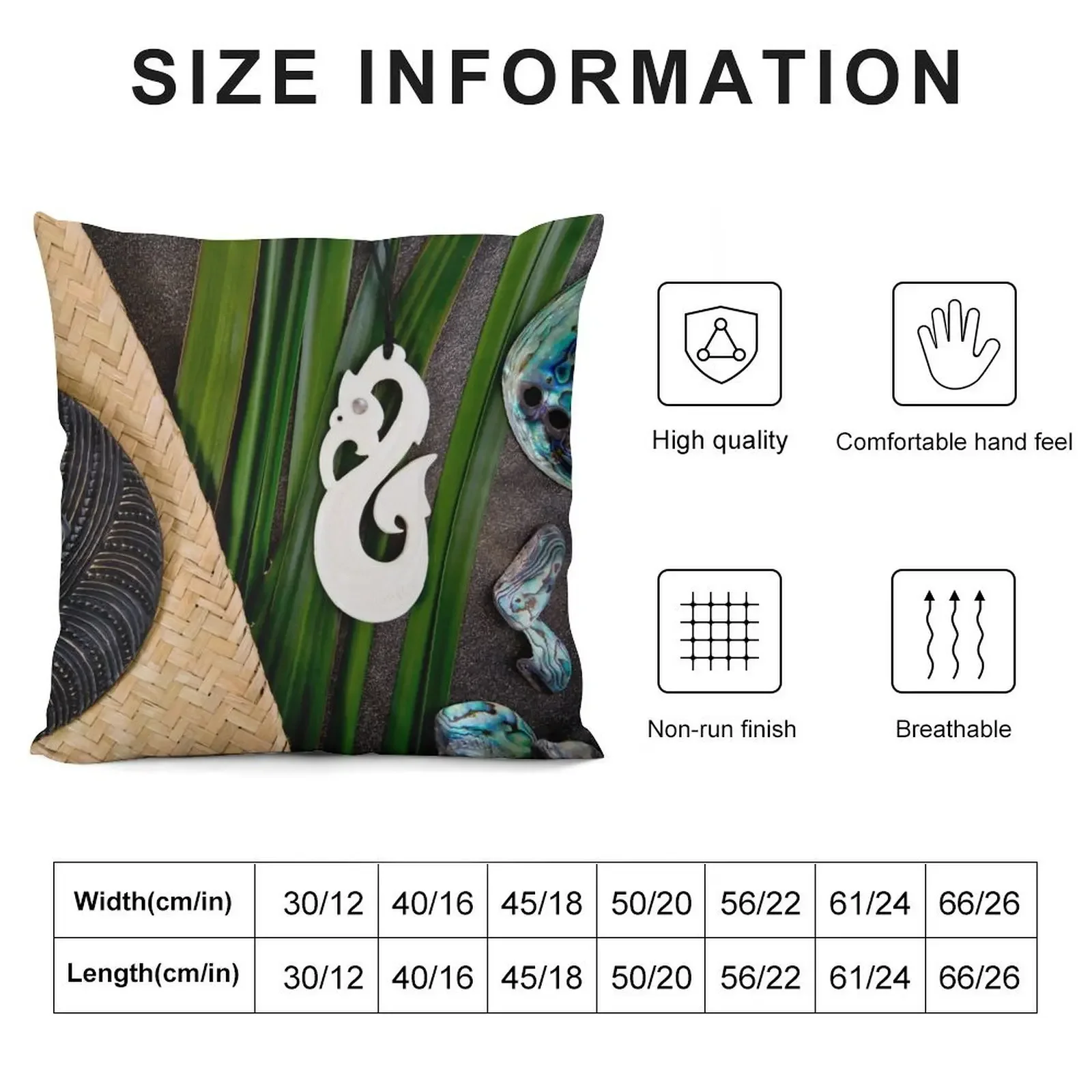 NZ Maori Culture Theme - Bone Manaia And Paua Throw Pillow Christmas Covers For Cushions christmas decorations 2025 pillow