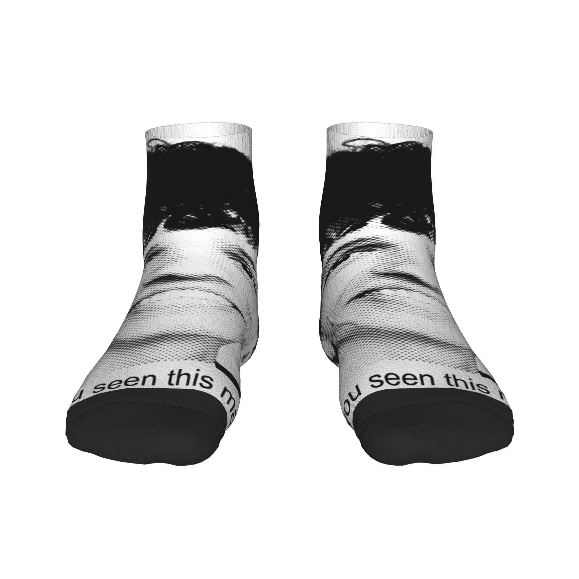 Funny Meme Slushy Noobz Have you seen this man Socks Harajuku Ankle Socks Spring Non Skid Couple Soft Climbing Casual Sock