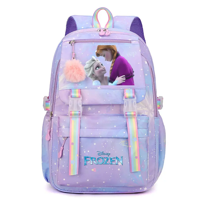 Disney Frozen Mochila Feminina Anna Elsa Kids Backpack School Bags Teenage Girls Laptop Back Pack Women Travel Bagpacks