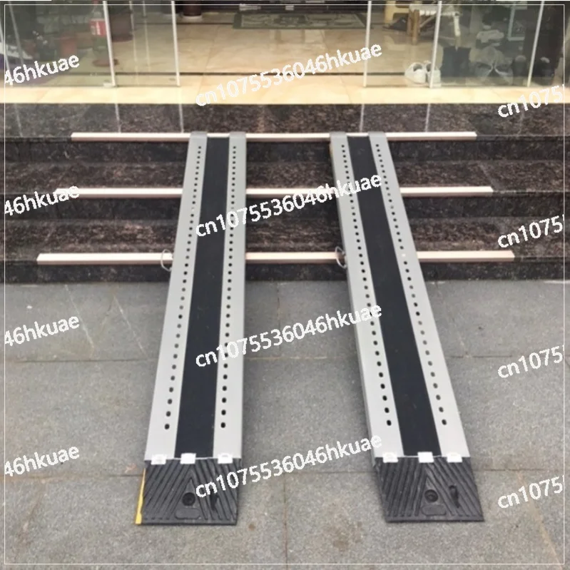 Electric Bike Motorcycle Ramp - Folding High Load-Bearing Staircase Step Board