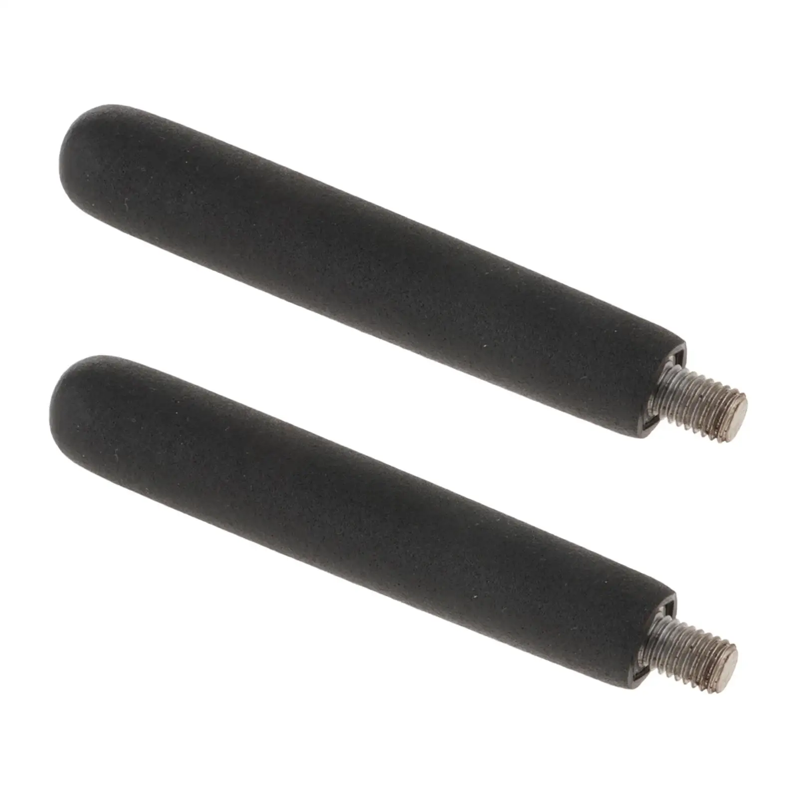 2 Stück Seilpfosten Pilates Reformer Teile Mattschwarz M10 Gewinde Ersatzseilsäulen Seilsäulen für Workout Core Training