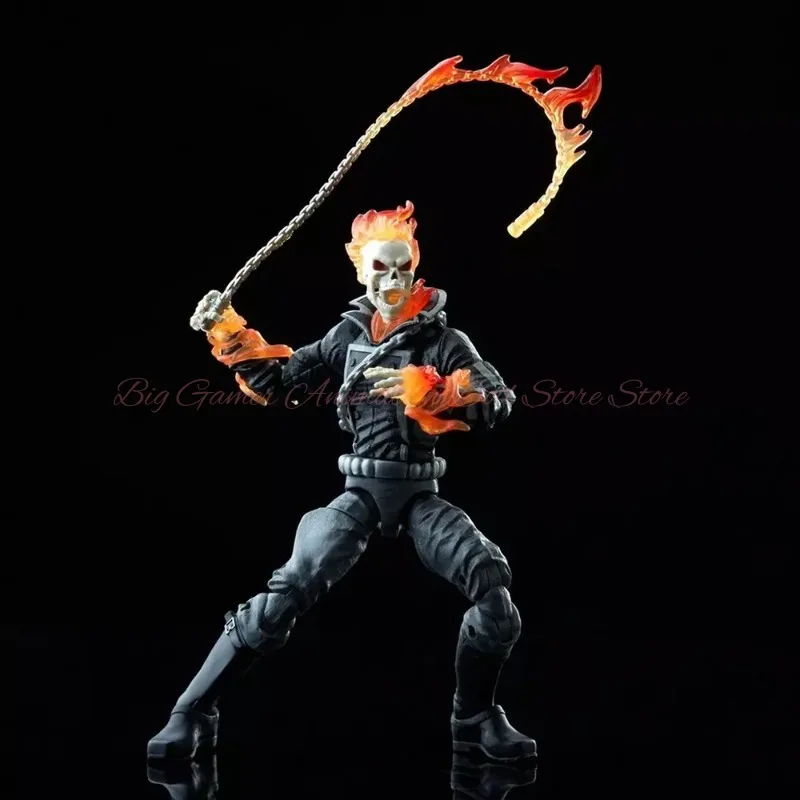 【In-stock】 Hasbro Marvel Legends Series 15cm Ghost Rider  Retro Action Comic Figure Nice Collectible Model Toy Gifts view 5