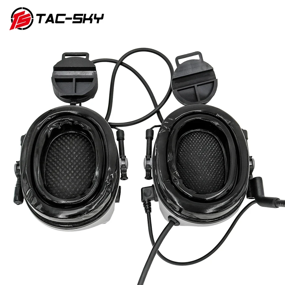 TS TAC-SKY Tactical Helmet ARC Bracket Version Military Headset COMTAC III Electronic Shooting Earmuffs Hearing Protection