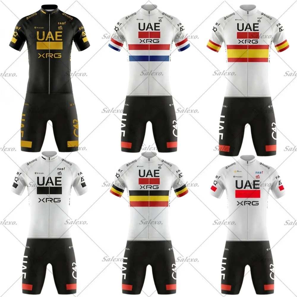 

LASER CUT 2026, костюм для триатлона UAE TEAM, шорты с рукавами, комбинезон Pogacar-XRG, летнее велосипедное боди, одежда Maillot Ropa Ciclismo