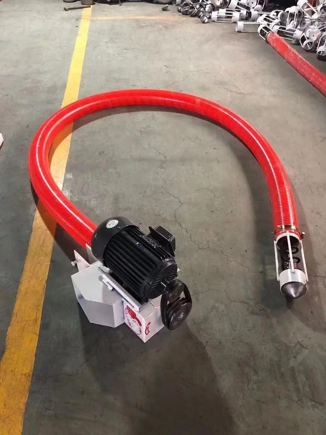 نقل الحبوب قشر الأرز، الذرة، الأرز الأرز. خرطوم مرن أنبوب اوجير ناقل لولبي 5 متر #4