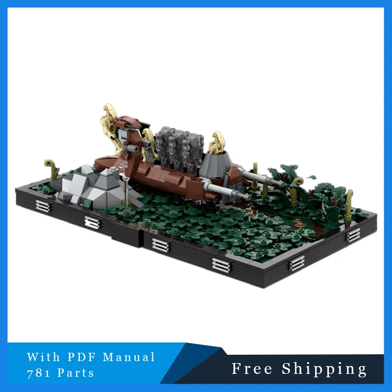 

1082 шт., серия Star Battle, робот, сцена, строительный блок, креативные архитектурные кирпичи, модель для детей, сделай сам, сборка, дисплей, игрушка в подарок