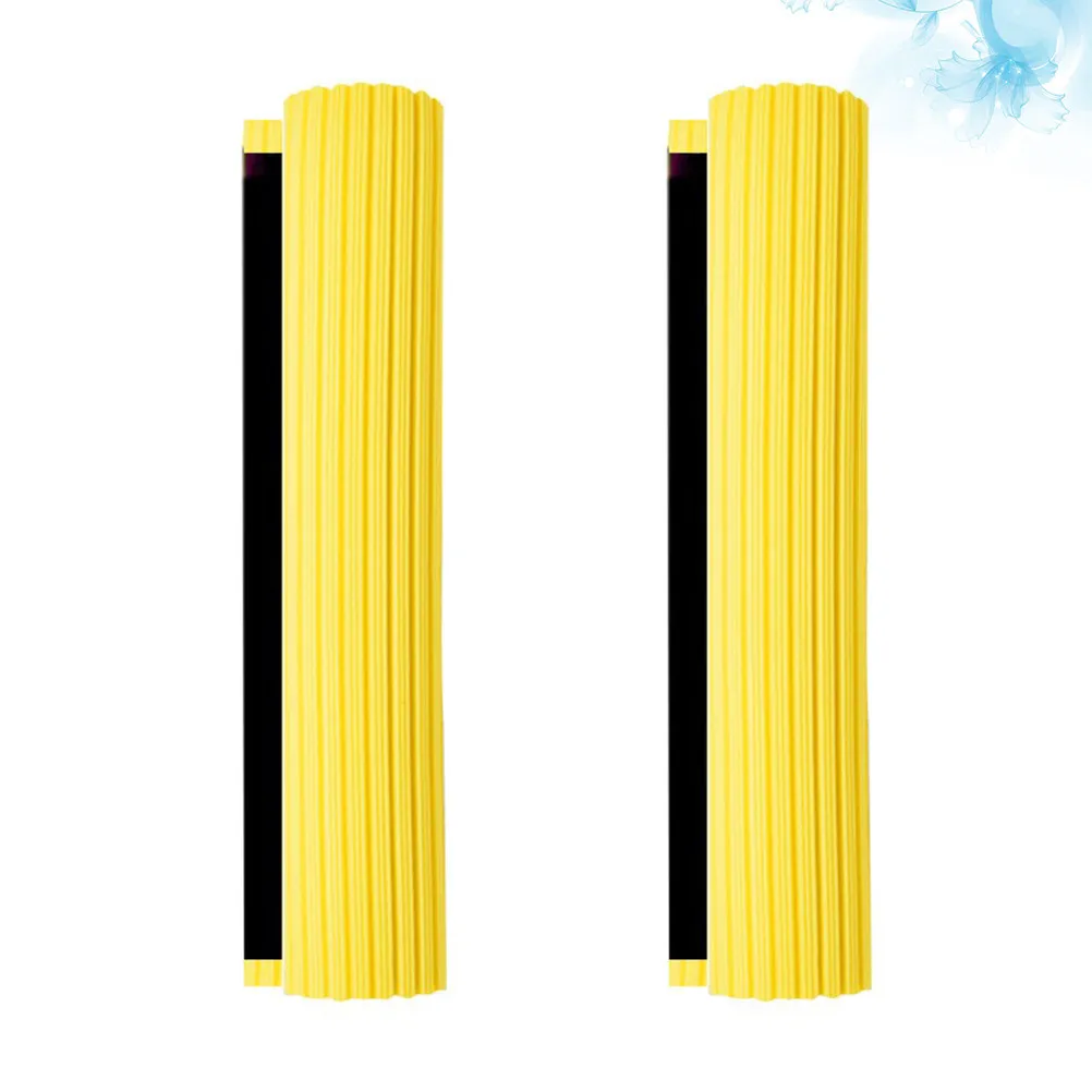 2Pcs Roller Mop Head Replacement Pva Sponge Rubber Cotton for Home Floor Cleaning Wet Dry Use Safe Absorbent 33Cm Floor Mop