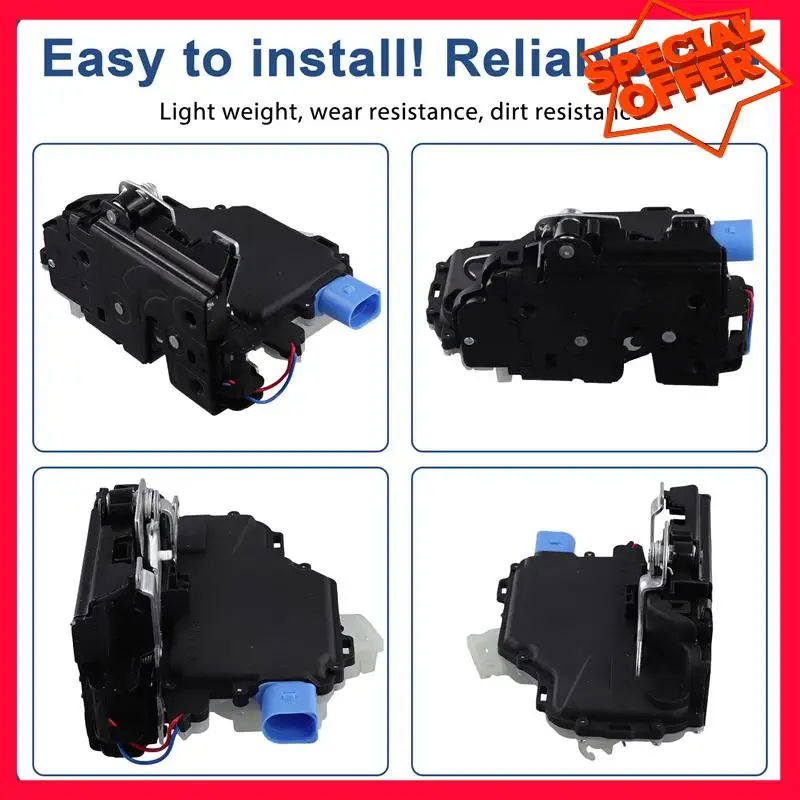 

-ESTR Door Lock Actuator Forvw POLO SKODA Door Lock Actuator Mechanism Door Lock Latch Actuator 3B4839016AG Rear Right