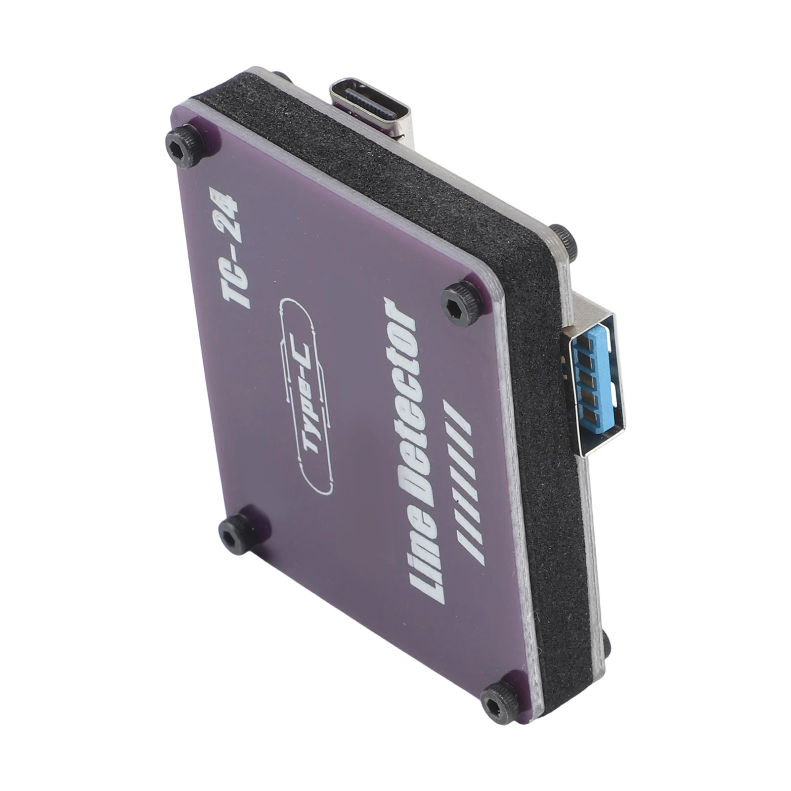 Type C Cable Tester TC24 Portable with Full 24 Pin Test and Dual End Compatibility for Electronics Enthusiasts