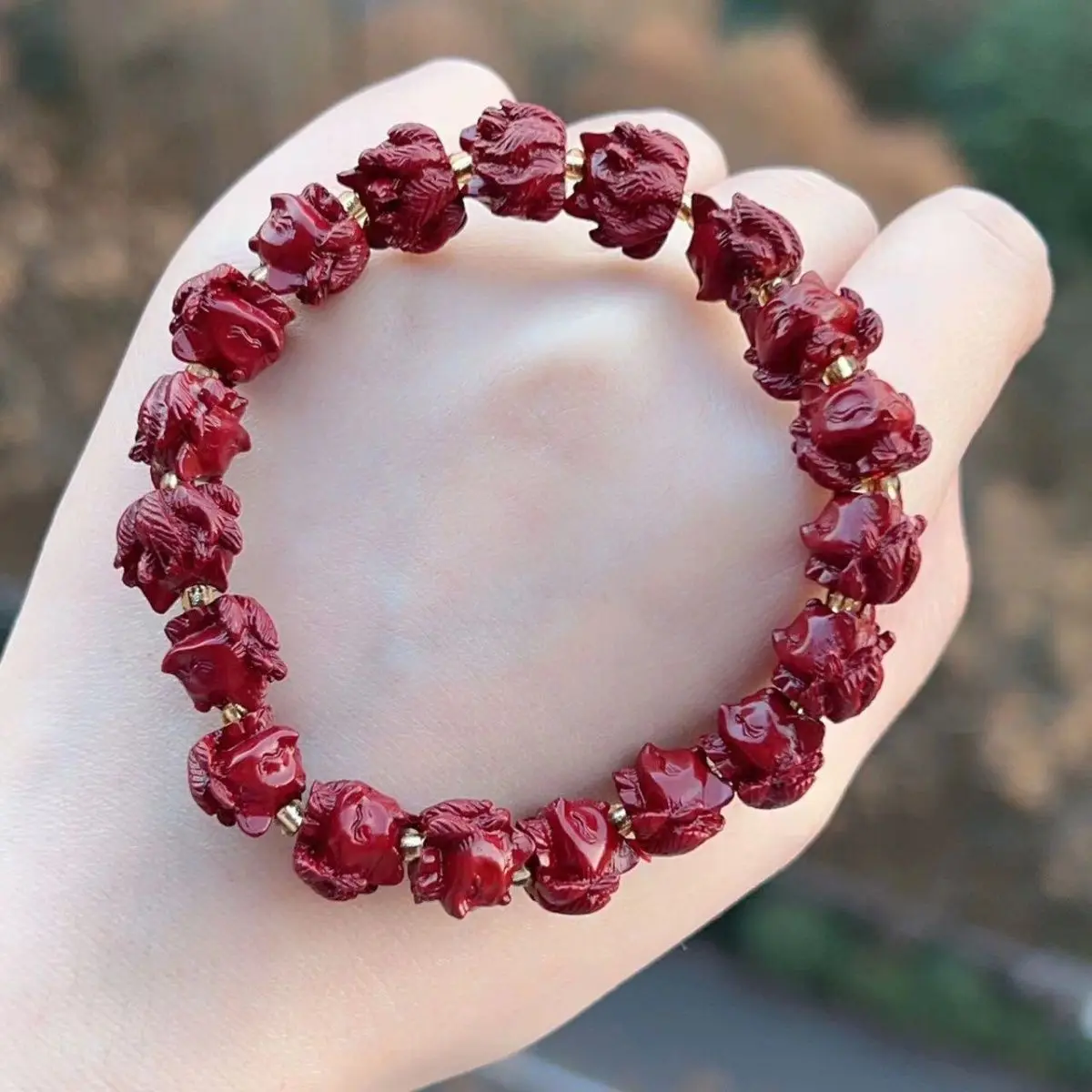 Natural Cinnabar Tu…