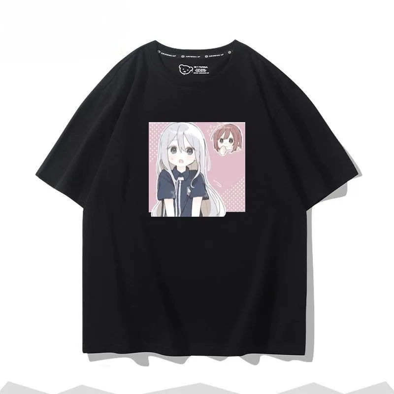 Project Sekai Kanade Chibi Printed T-shirt Men Women Unisex Summer Short-sleeved Streetswear Tops Game T-Shirts