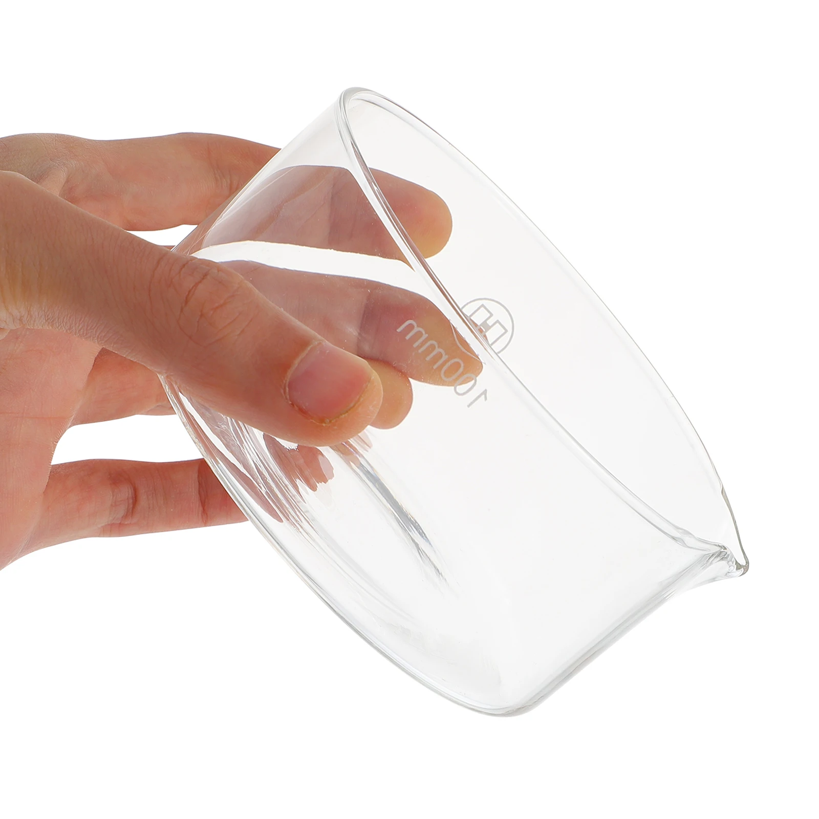 

1Pcs Glass Evaporation Dish with Spout Flat Bottom for Crystal Precipitation Reusable Science Lab Tool Crystallization Supplies