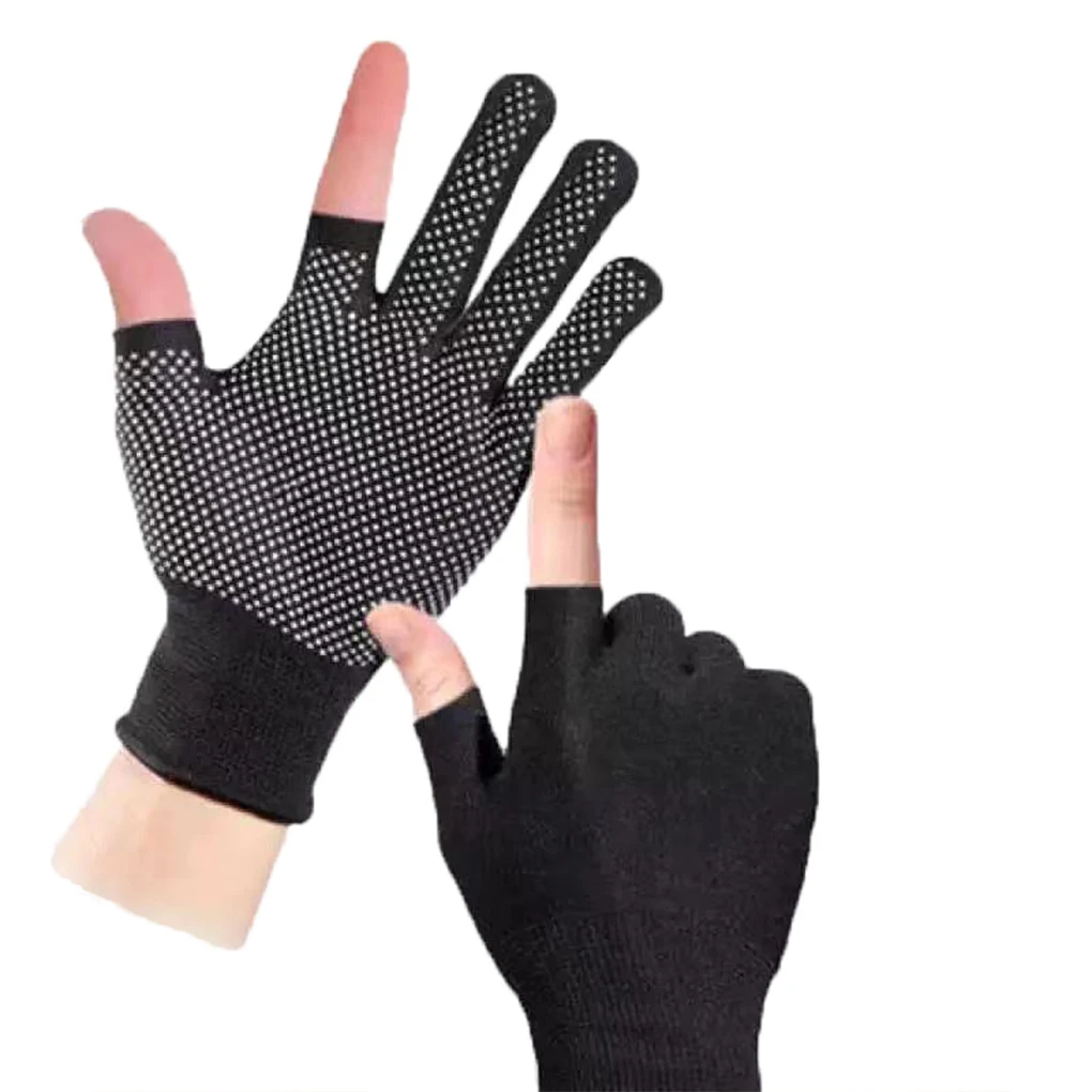 Outdoor Cycling Mitts Fitness Gloves Summer Fingerless Mittens Comfortable Sporty Accessory Windproof Non-slip Ridding Gloves