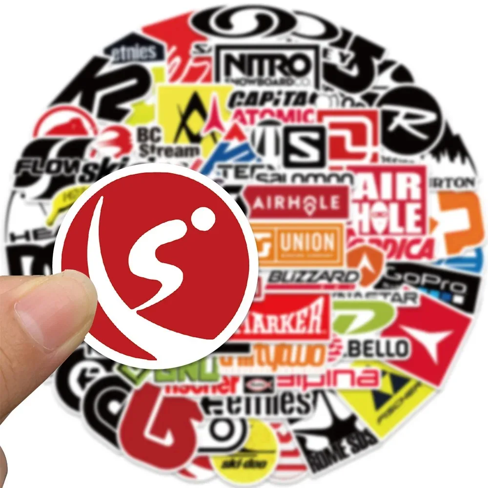 10/30/50pcs Outdoor Stickers Pack Camping Brand Logo Decals Skateboard Laptop Phone Car Bike Fridge Bike Cool Waterproof Sticker