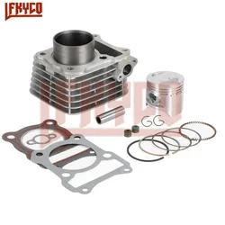 Motorcycle 62mm Engine Parts Cylinder Kit 125CC to 150CC Motor for Suzuki GN 125 GN125 EN125 DR125 GS125 Motoblock Equipments