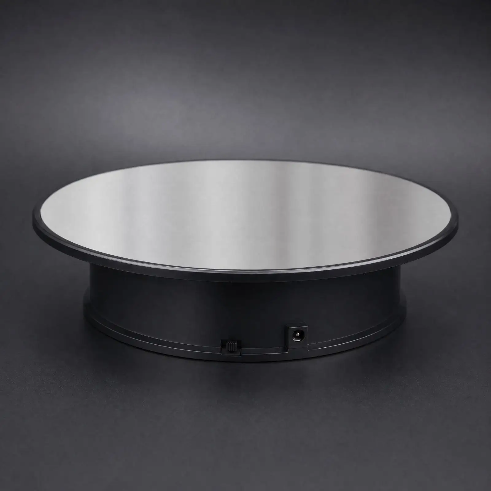 Motorized Rotating Display Stand USB Powered Tabletop Rotating Display Stand with Mirrored Platform for Product Photography