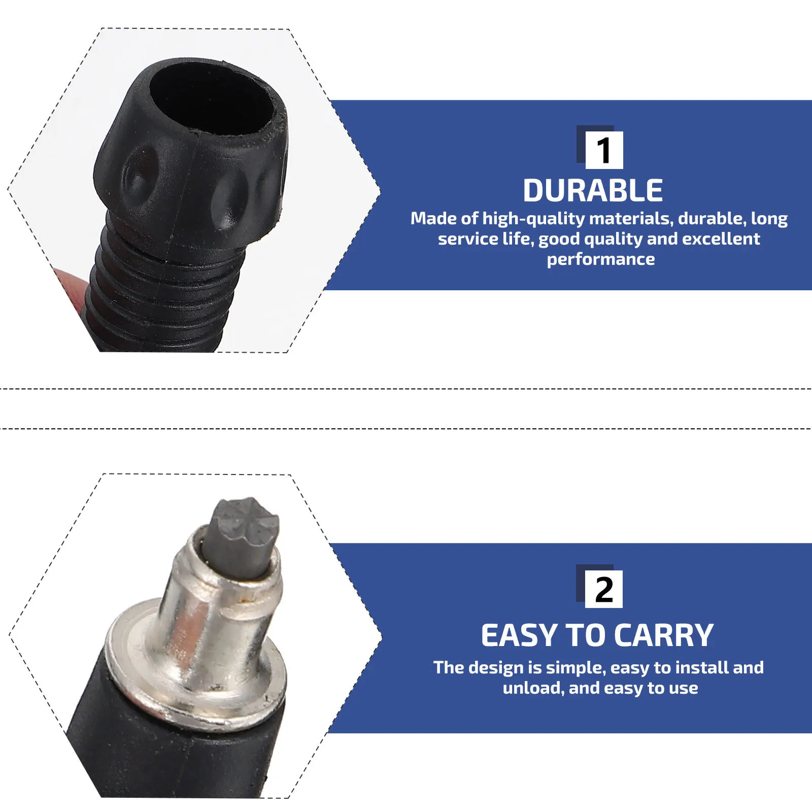

4 Pcs Trekking Pole Tip Hiking Tips Replacement Universal Outdoor Walking Stick