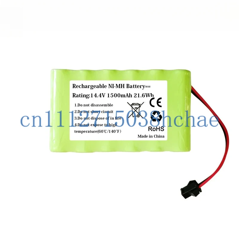 New 14.4V 1500mAh NI-MH Battery For KITFORT KT-531 Robot Vacuum Cleaner Parts
