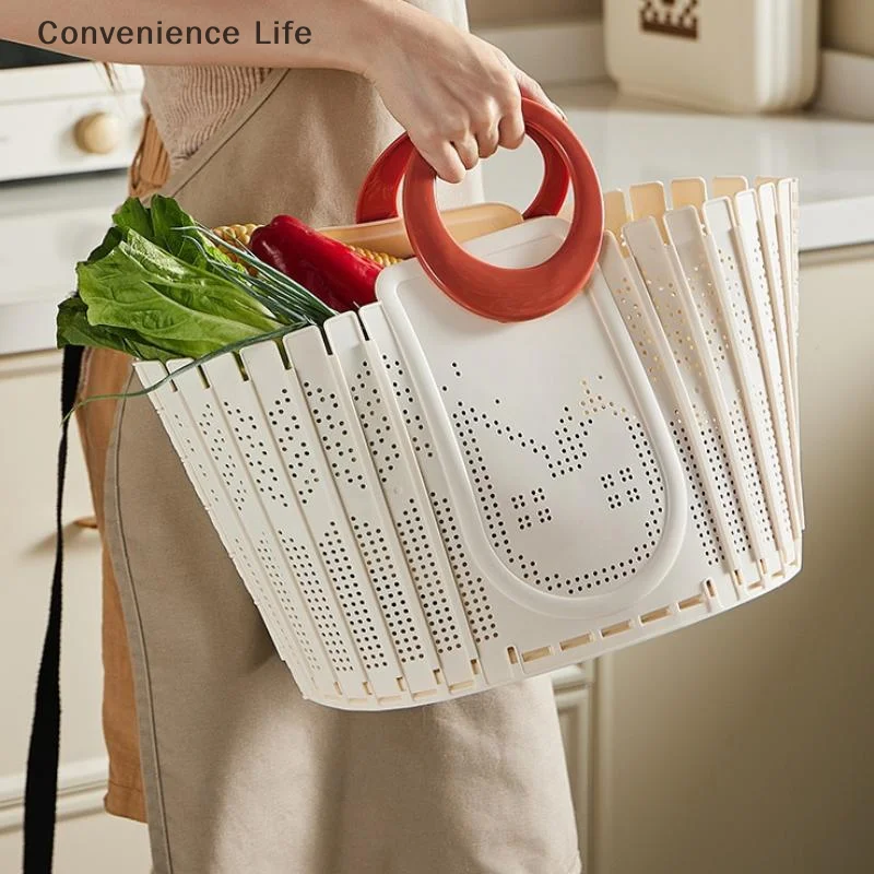 Collapsible Laundry Basket With Handles Large Capacity Folding Clothes Hamper Space Saving Wall Mounted Multi purpose