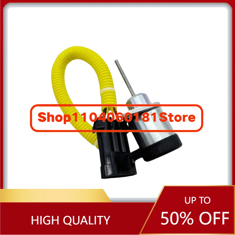 12V High Quality Excavator Engine Flare-Off Solenoid Valve Switch  Accessories Part Number 1503ES-12A5UC4S