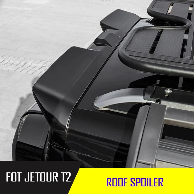 

Car Spoilers Fit for Jetour Traveler T2 2023-2025 Automobile Roof Rear Spoiler Fixed Rear Wing MC-R Rear Wing Car Exterior Parts